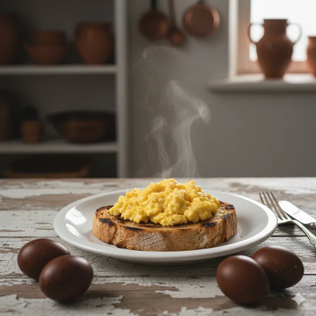 Immagine per Uova Strapazzate Cremose: La Ricetta e la Tecnica Perfetta